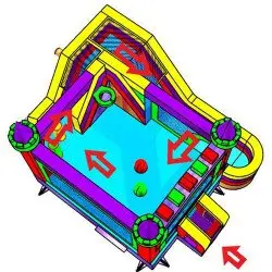 49CF9564 F8BA 4C01 93D1 10F2D592401E 1684731752 XL Castle Bounce House Combo