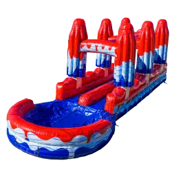 Red, White & Cool Dual Slip n Slide