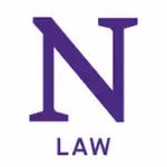 Purple letter N with LAW