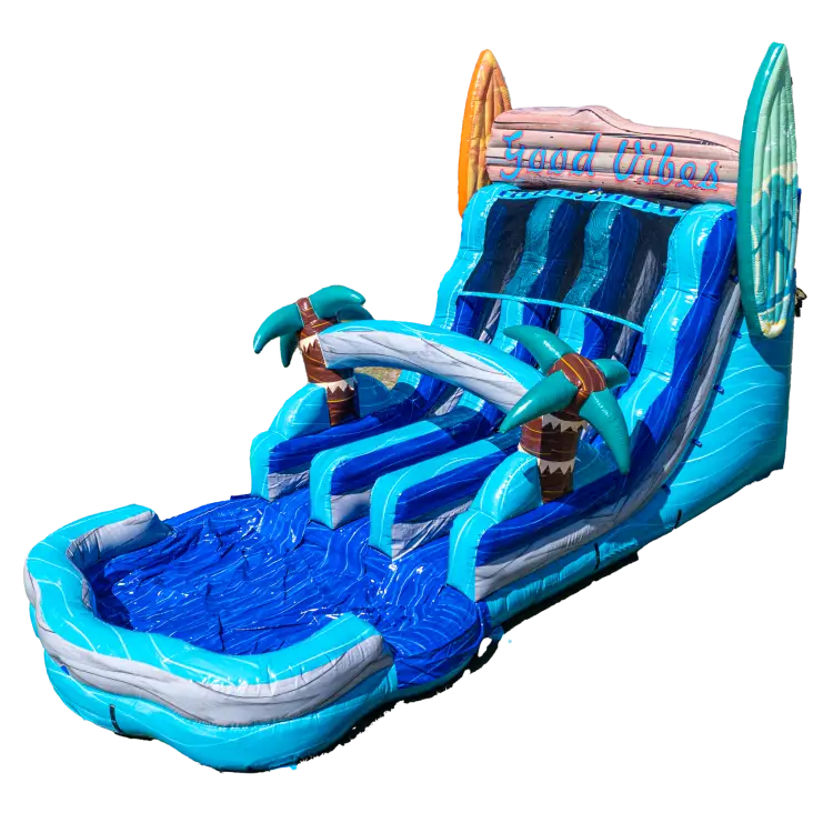 16ft Good Vibes Dual Lane Water Slide